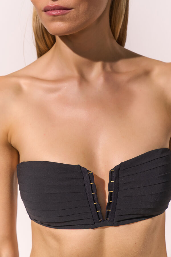 Lumenia Bandeau Top - 710 - black gold
