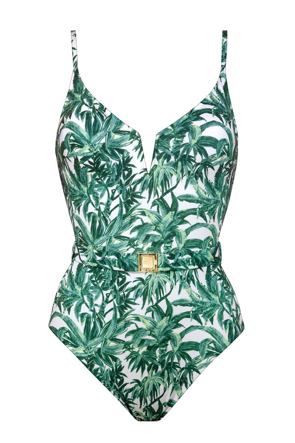 Low-Plunge Swimsuit