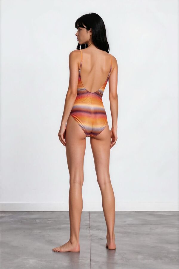 Low-Plunge Swimsuit