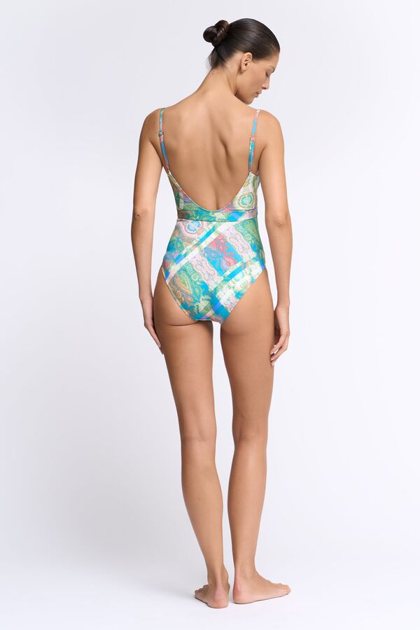 Low-Plunge Swimsuit